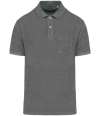 NS227 Native Spirit Terry Towel Polo Shirt Iron Grey colour image